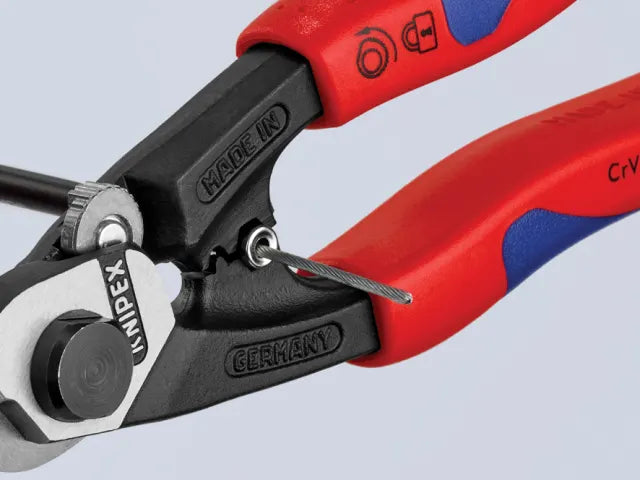 Knipex Wire Rope/Bowden Cable Cutters Multi-Component Grip 190mm