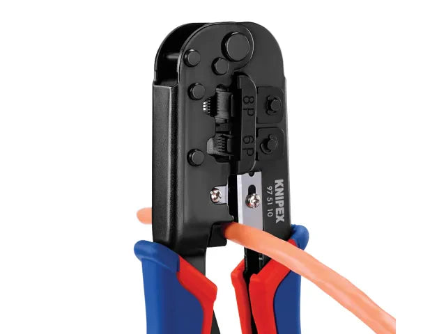 Knipex Crimping Pliers for RJ11/12 RJ45 Western Plugs