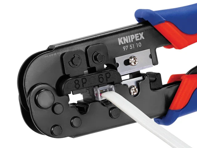 Knipex Crimping Pliers for RJ11/12 RJ45 Western Plugs