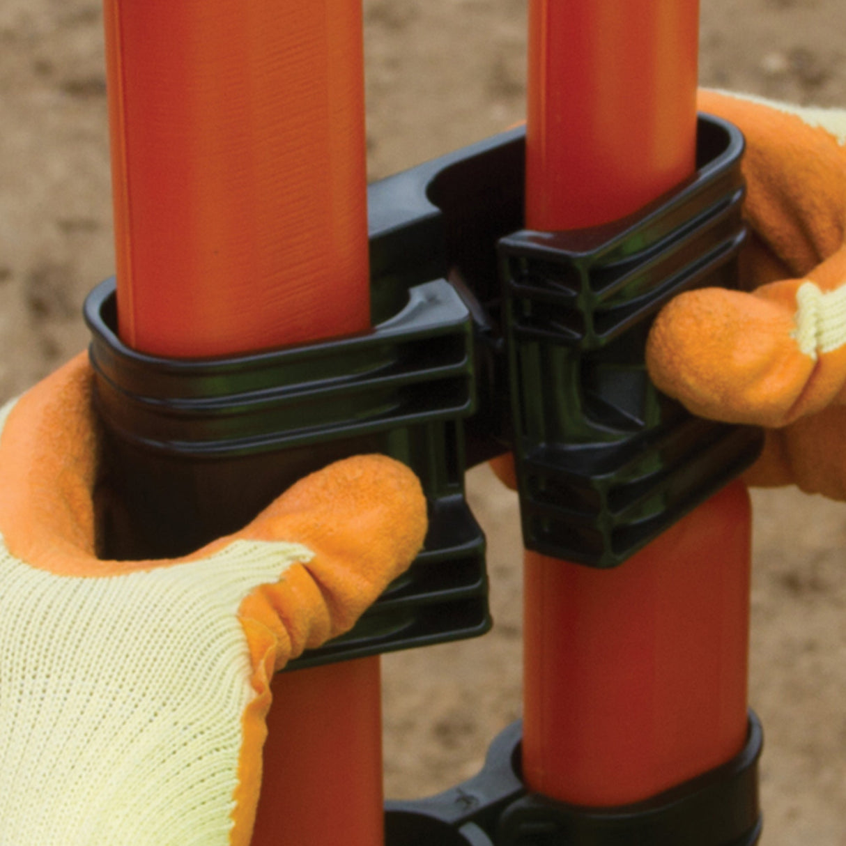 JSP Road Traffic Barrier Connector Clips for Titan / Frontier Barriers - Pack of 10