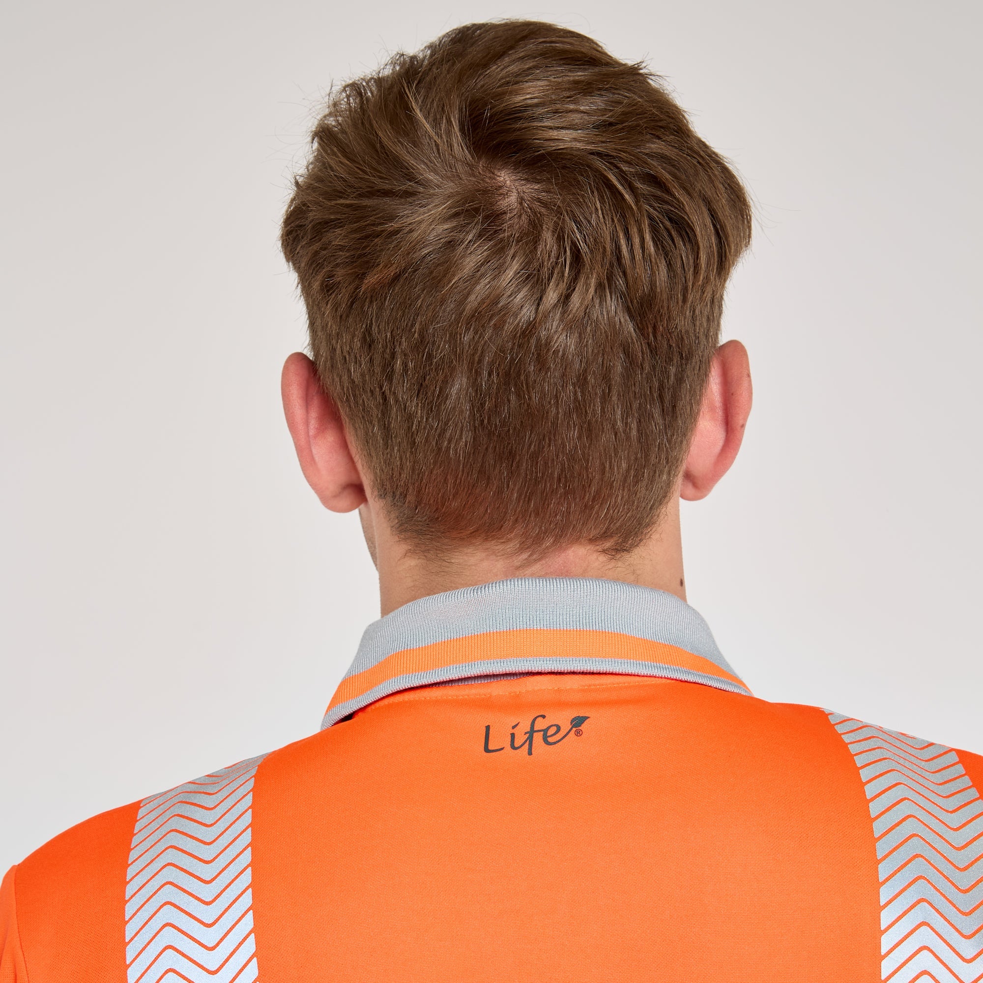 Pulsar Short Sleeve Polo Shirt Orange - Bamboo Content