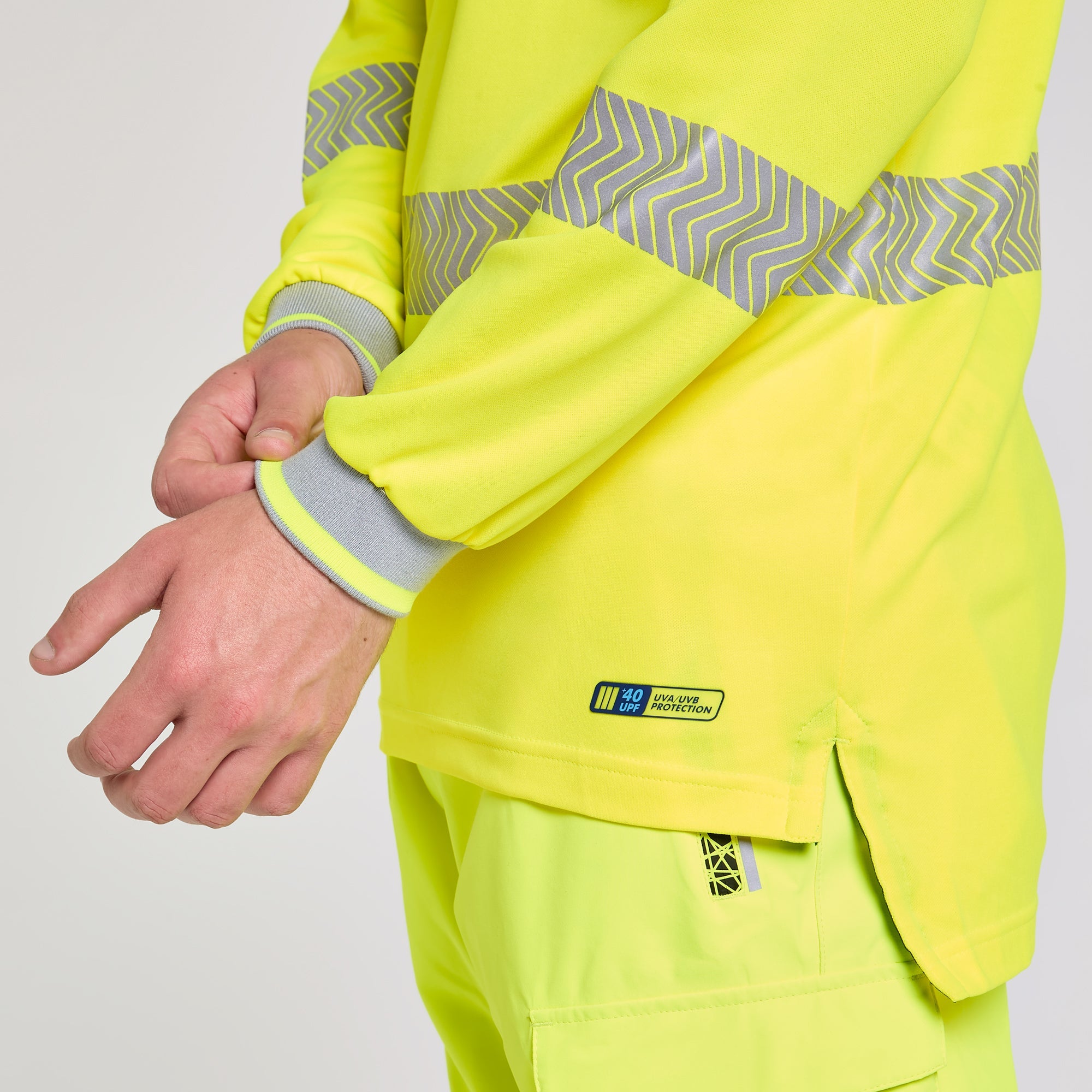 Pulsar Long Sleeve Polo Shirt Yellow - Bamboo Content