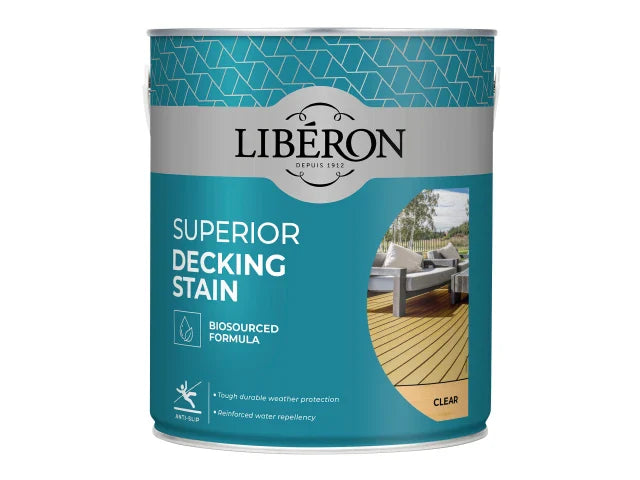 Liberon Superior Decking Stain Clear 2.5 litre