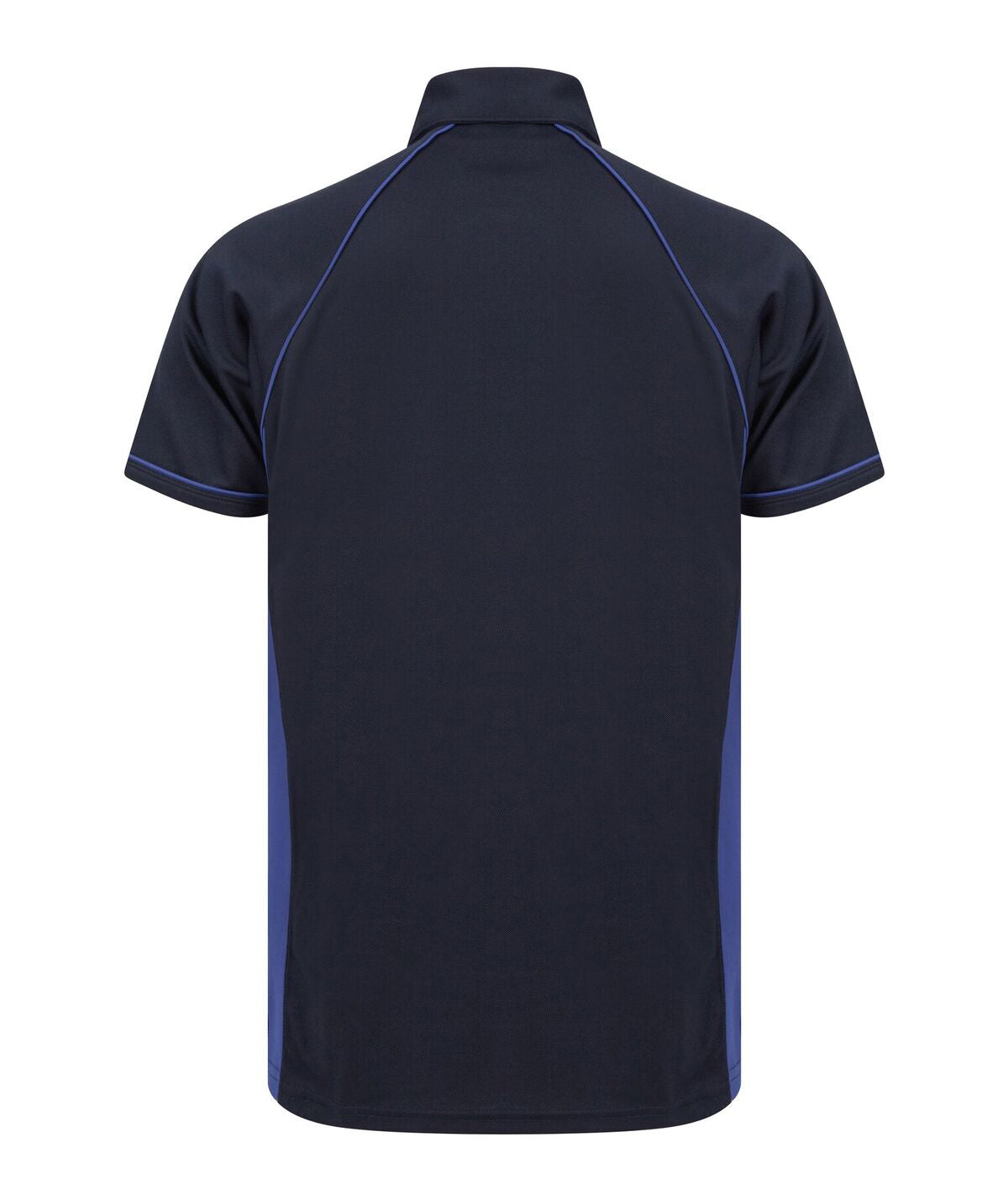 Finden & Hales Piped Performance Polo - Navy/Royal/Royal*