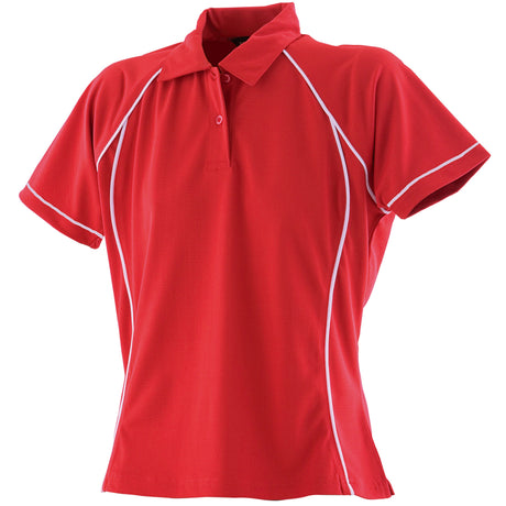 Finden & Hales Women's Piped Performance Polo