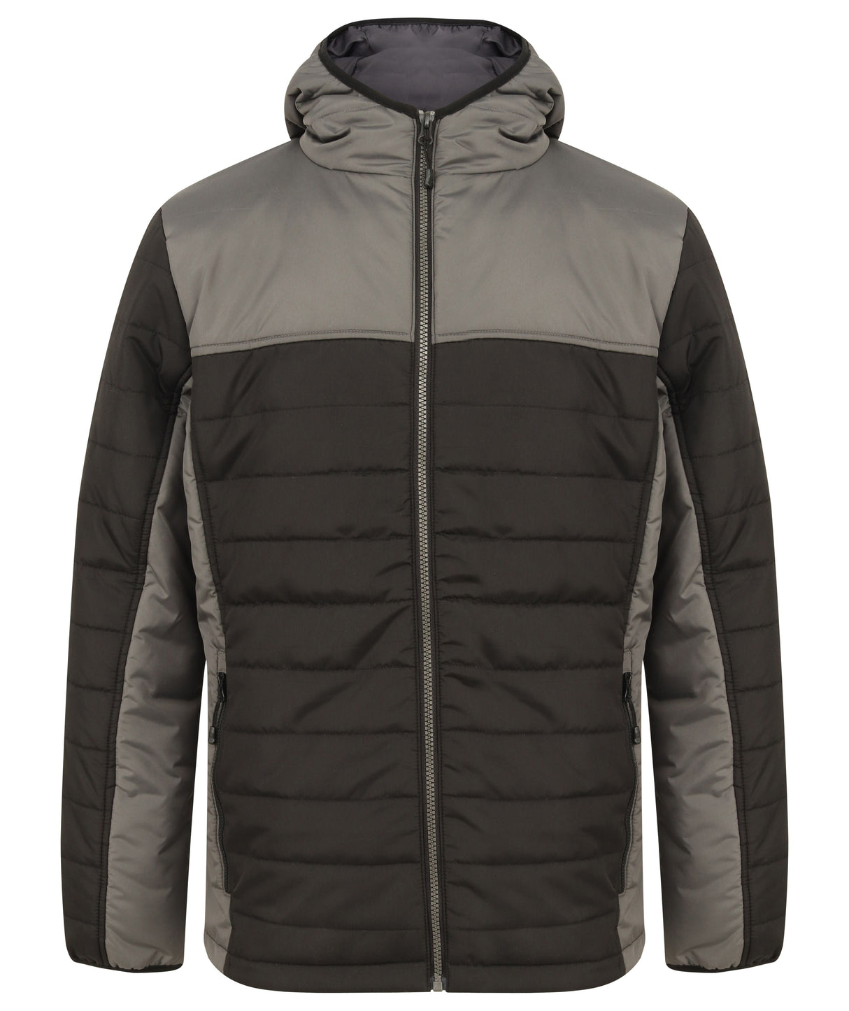 Finden & Hales Hooded Contrast Padded Jacket