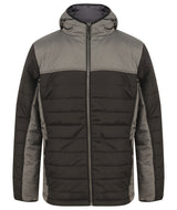 Finden & Hales Hooded Contrast Padded Jacket