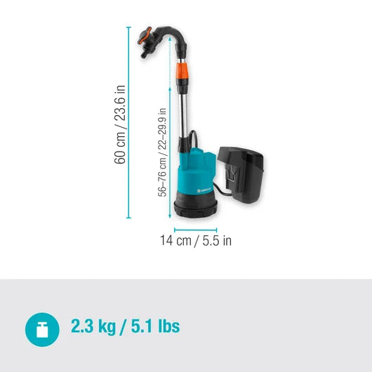 Gardena Rainwater Tank Pump 2000/2 18V P4A