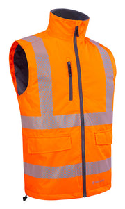 Beeswift Mens Bodywarmer Fluorescent