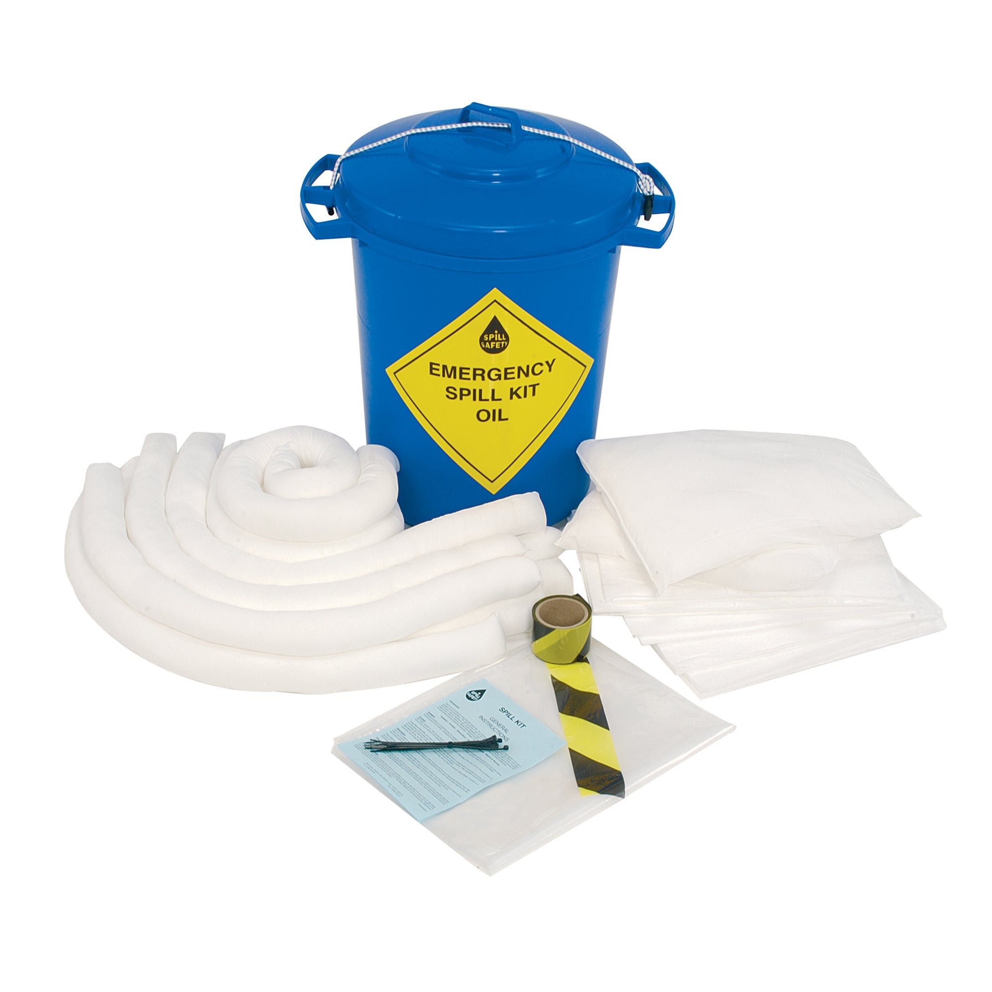 JSP 90 Litre Oil Spill Kit