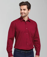 Premier Long Sleeve Poplin Shirt - Bottle