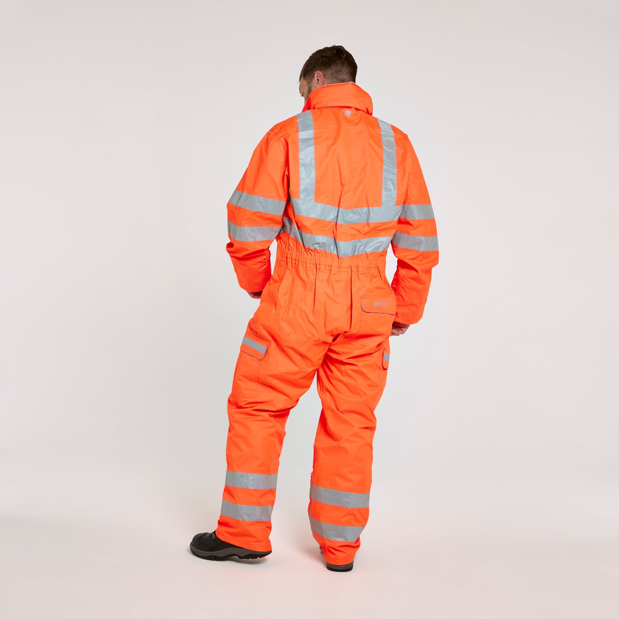 Pulsar Mesh Lined Coverall Orange - Recycled Content
