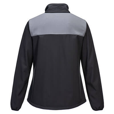 Portwest PW2 Women's Softshell (2L) #colour_black-zoom-grey