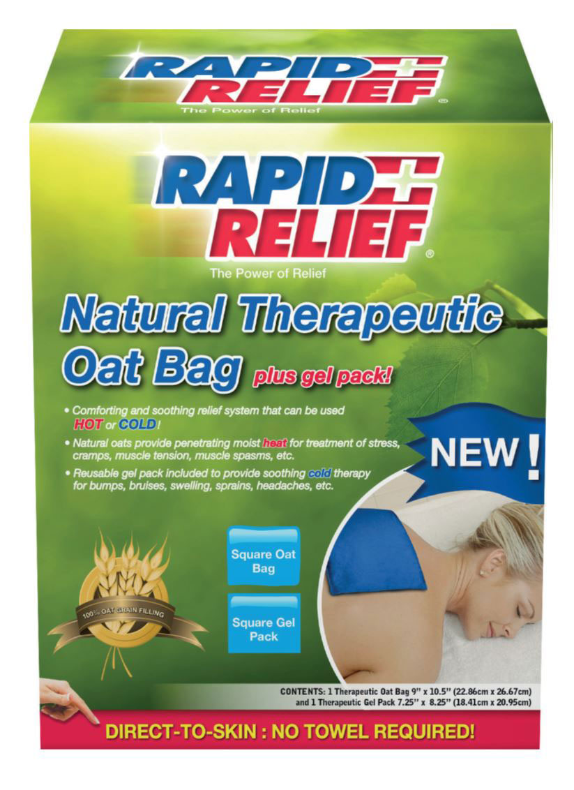 Beeswift Natural Therapeutic Oat Bag C/W Gel Pack (Square)