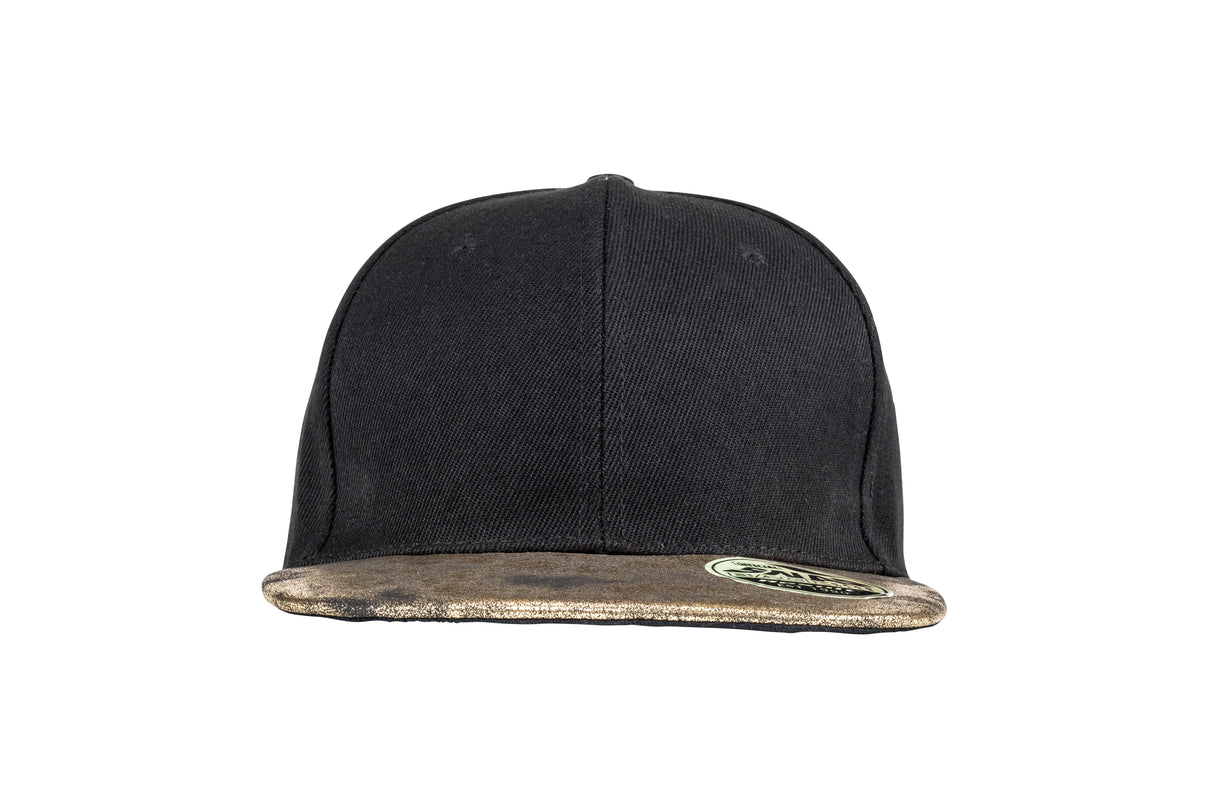 Result Headwear Bronx Glitter Flat Peak Snapback Cap