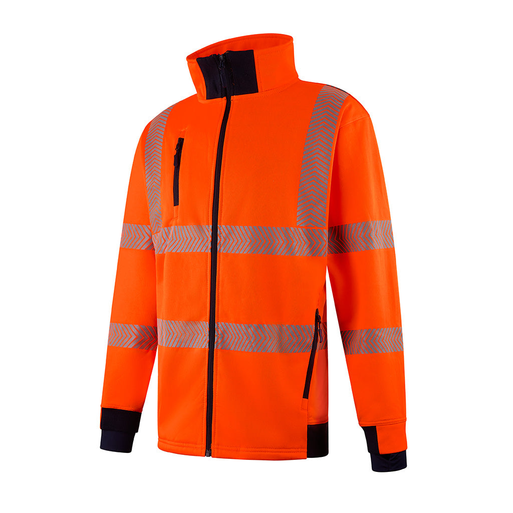 Future Garments Fgxeco Recycled Premium Full Zip Hi Vis Fleece