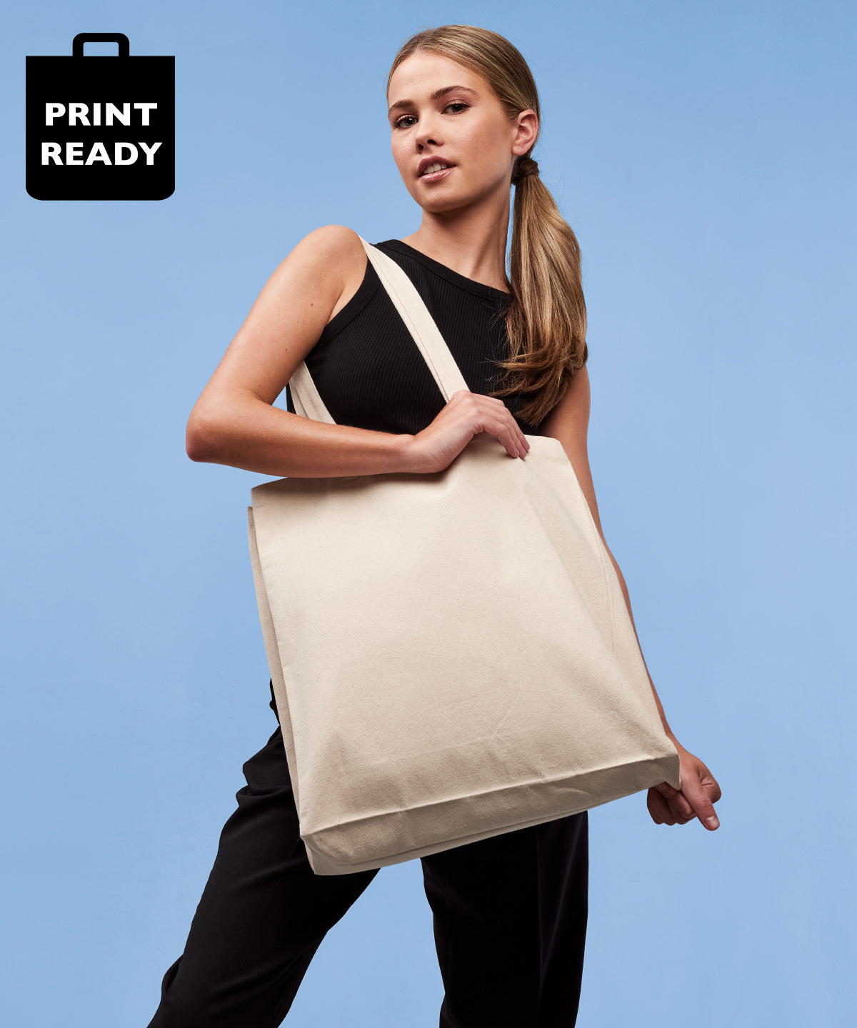 Nutshell® Recycled Premium Canvas Spacious Shopper