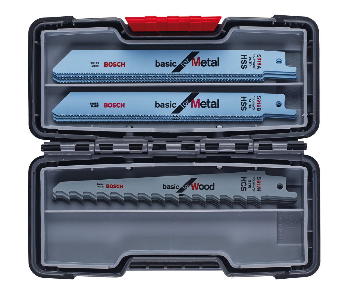 Bosch Professional RSB 15-Piece Mixed Set for Wood and Metal in Tough Box