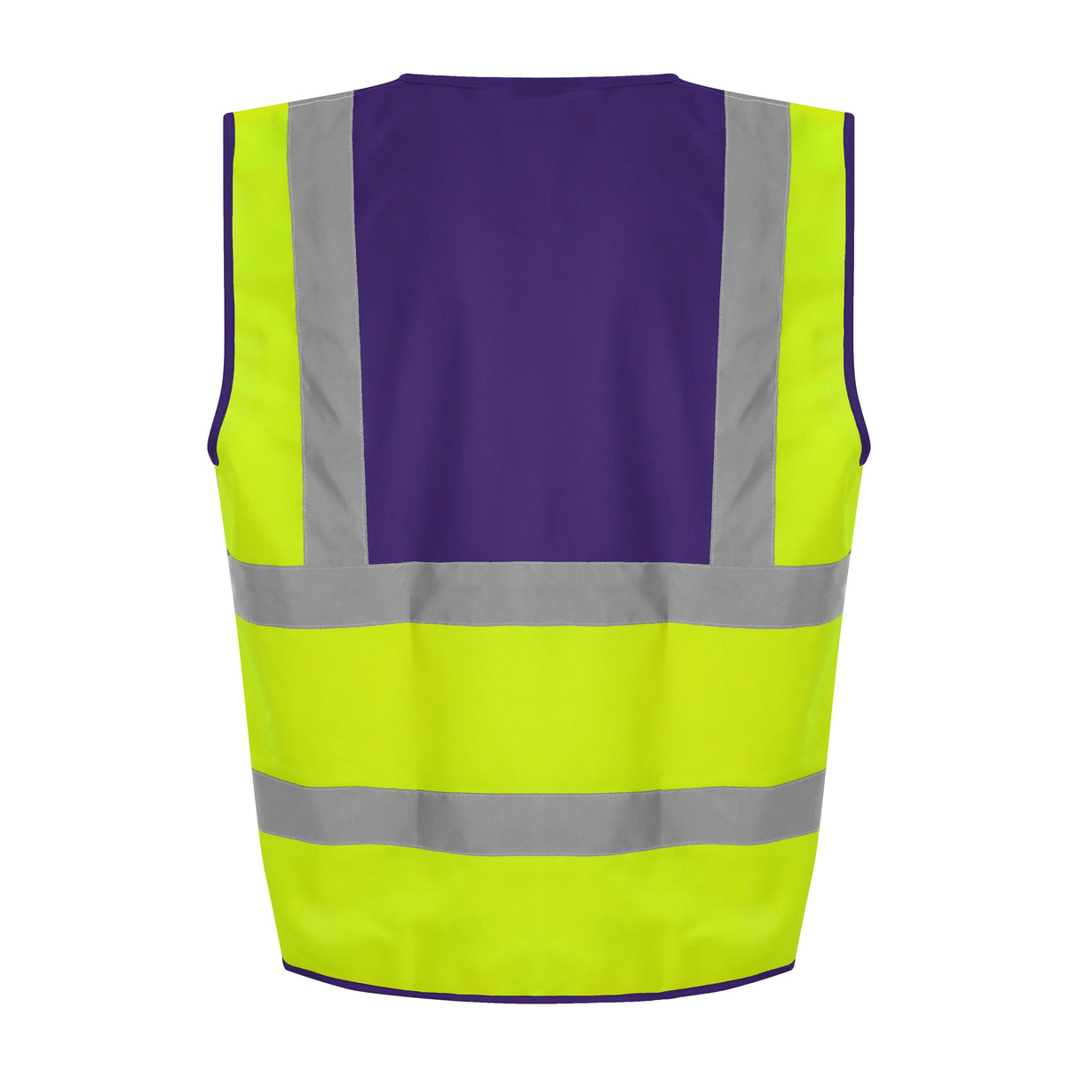 Prortx High Visibility Waistcoat - HV Yellow/Purple