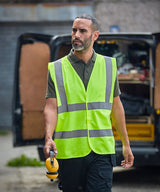 Prortx High Visibility Waistcoat - Lime