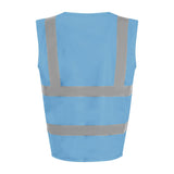 Prortx High Visibility Waistcoat - Sky Blue