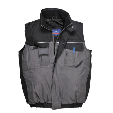 Portwest RS Two-Tone Bodywarmer #colour_black-grey