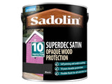 Sadolin Superdec Opaque Wood Protection Black Satin 2.5 litre