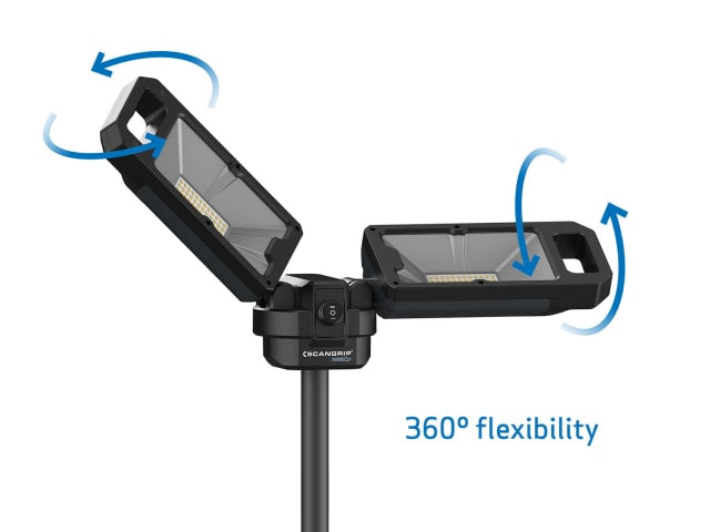 SCANGRIP® TOWER 5 CONNECT Floodlight with Integrated Tripod 18V Bare Unit