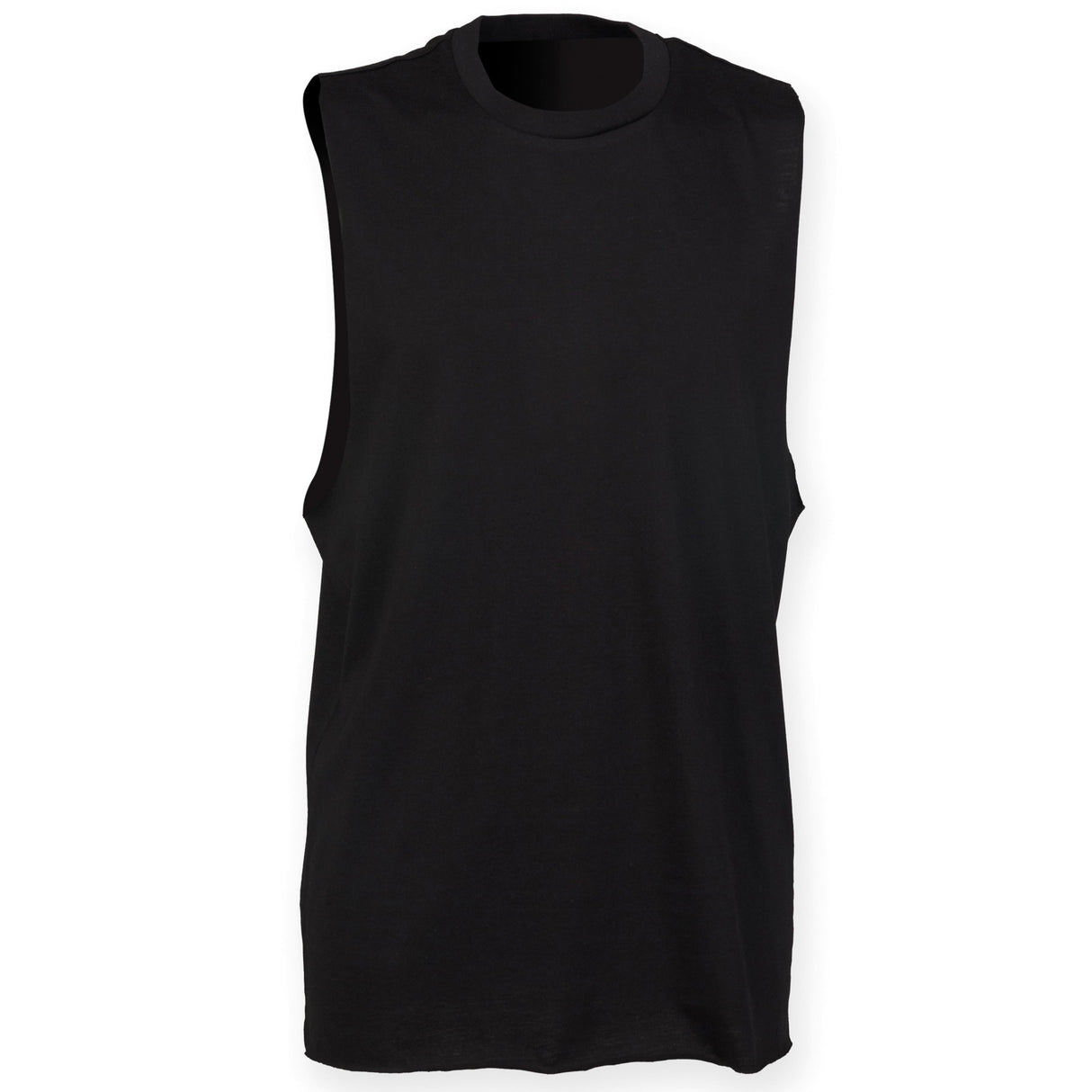 Sf High Neck Slash Armhole Vest