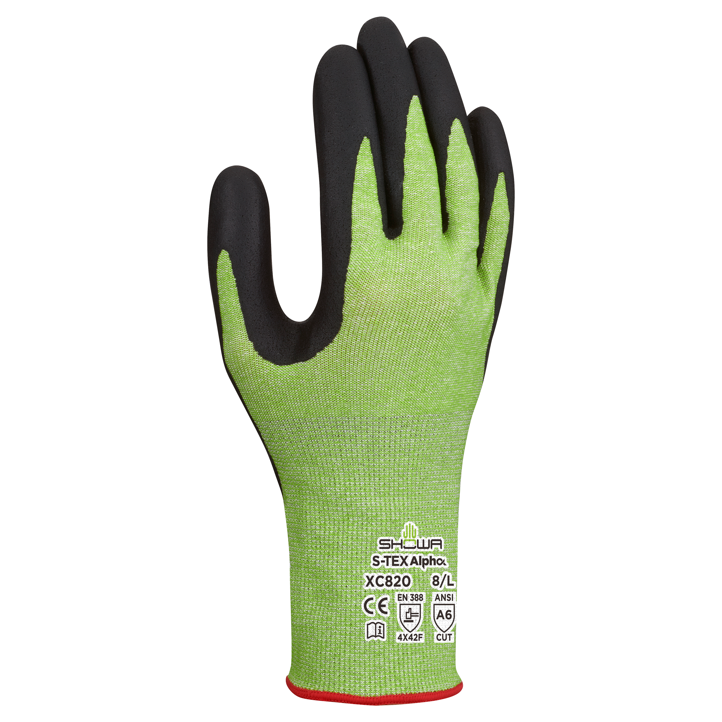Showa XC820 Cut-Resistant Gloves (Size 8/L) – Touchscreen Compatible