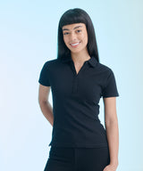 Sf Women's Short Sleeve Stretch Polo