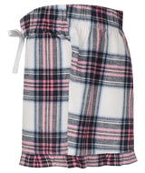 Sf Women's Tartan Frill Shorts