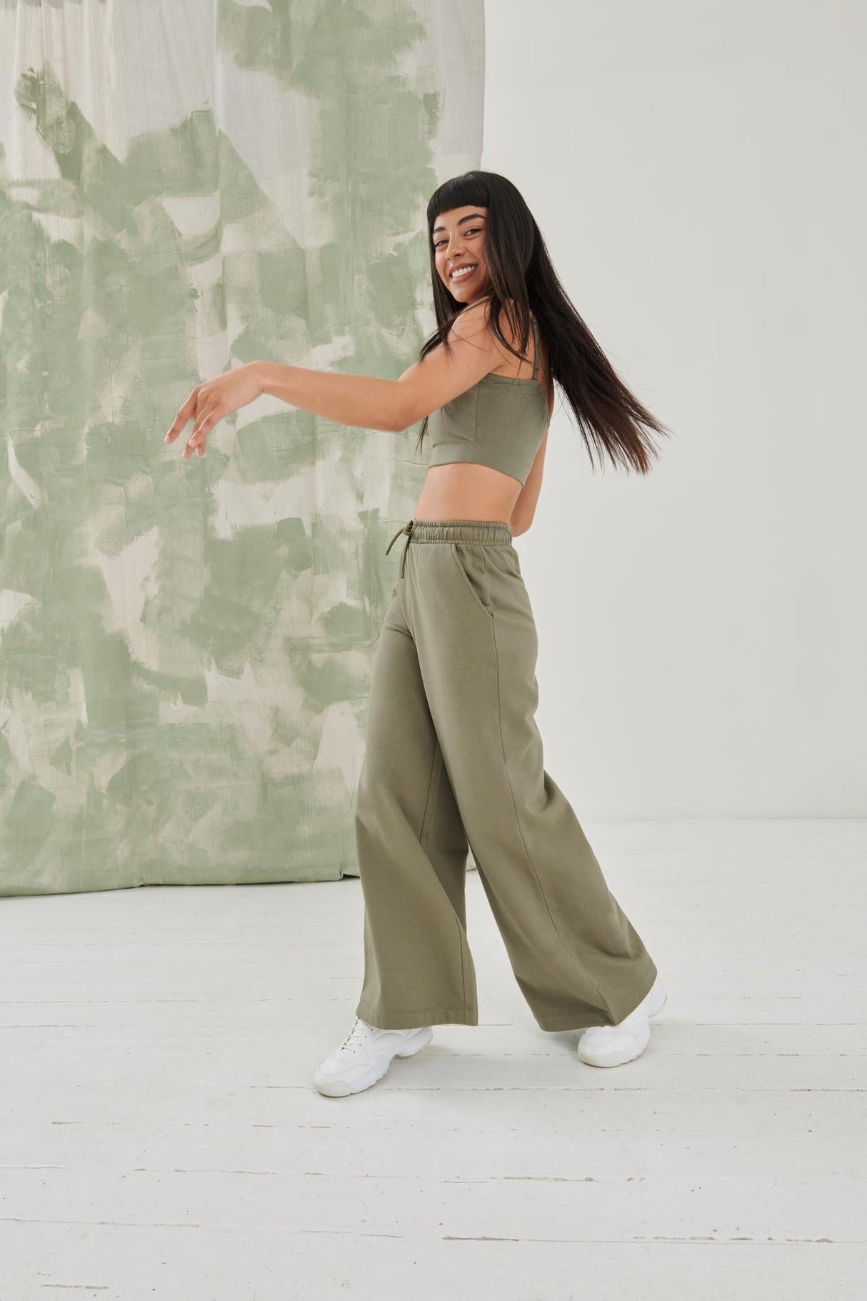 Sf Women's Sustainable Fashion Wide Leg Joggers