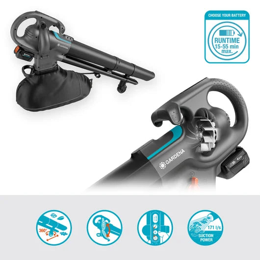 Gardena BlowVac PowerJetCollect 18V P4Asolo