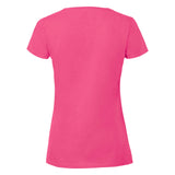 Fruit Of The Loom Women's Iconic 195 Ringspun Premium T-Shirt - Fuchsia