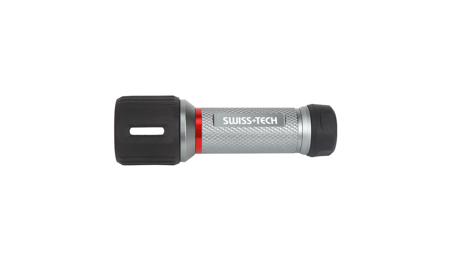 Scruffs Swiss-Tech Drop Proof Aluminium Flashlight - 4 x AAA Heavy Duty LED Torch
