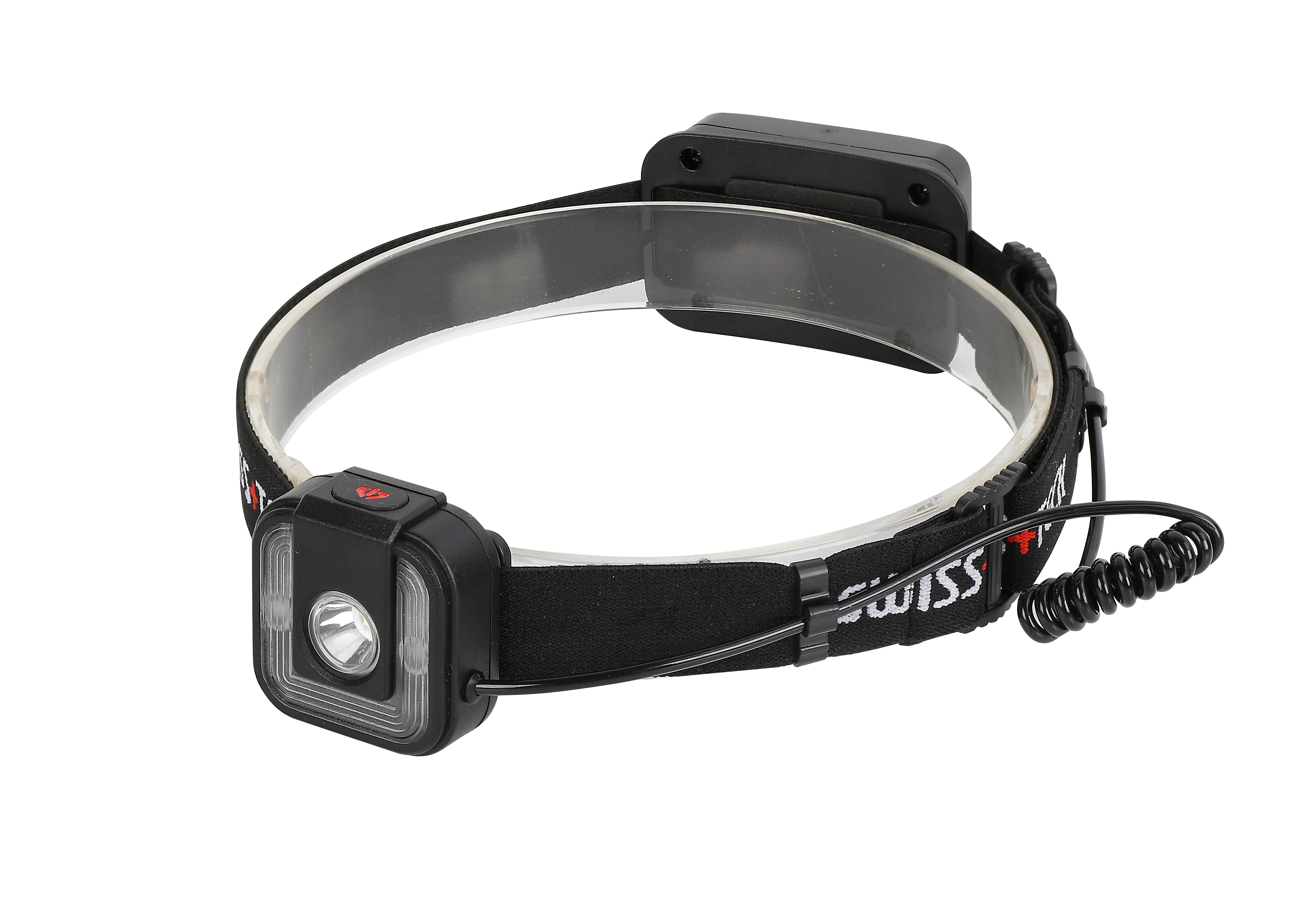 Scruffs Swiss-Tech Rechargeable LED Headlamp -  250 Lumens - USB Rechargeable Head Torch