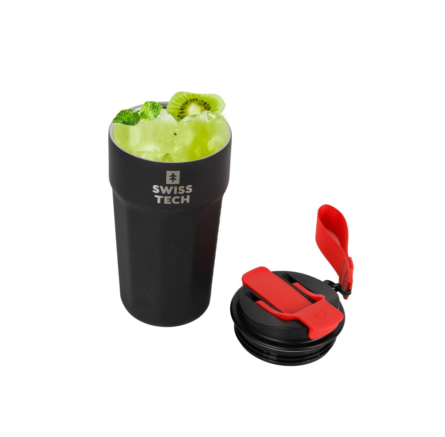 Scruffs Swiss-Tech 500ml Vacuum Insulated Thermal Mug - Stainless Steel Travel Mug