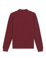 Stanley/Stella Prepster Long Sleeve Unisex Polo (Stpu332) - Burgundy