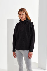 Women's TriDri® Sherpa ¼-Zip Hoodie