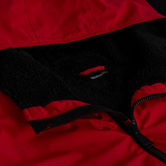 Regatta Professional Unisex Pro Changing Robe - Black & Red