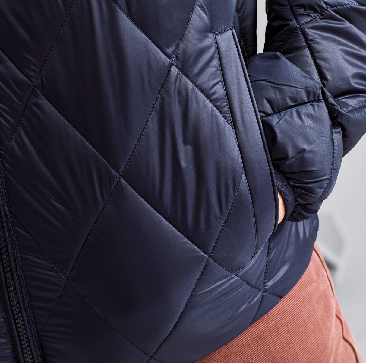 2786 Diamond Pane Padded Jacket