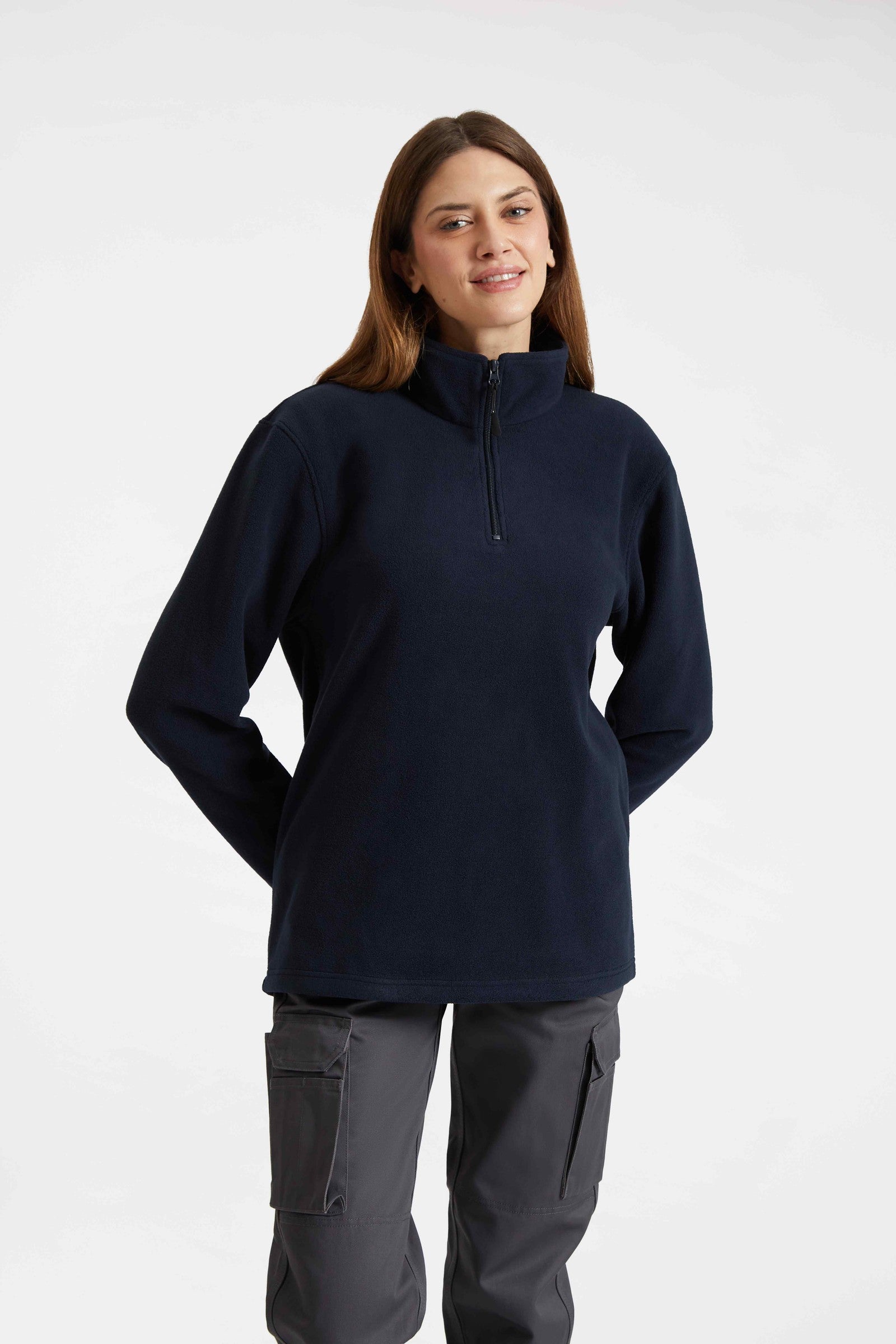 Uneek 170GSM Lightweight QuarterZip Microfleece Jacket