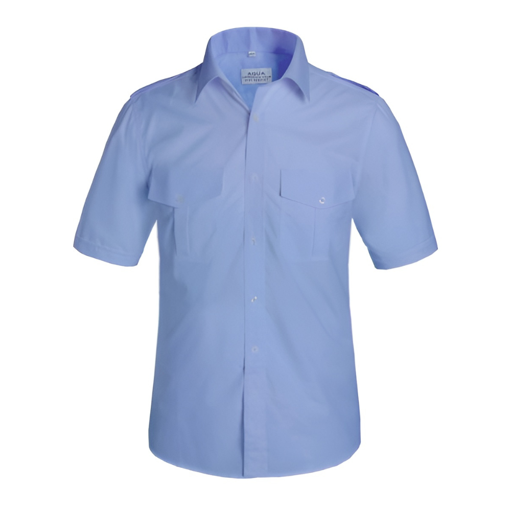 Future Garments Aqua Mens Pilot Shirt S/S