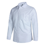 Future Garments Aqua End On End Cutaway L/S Collar Shirt