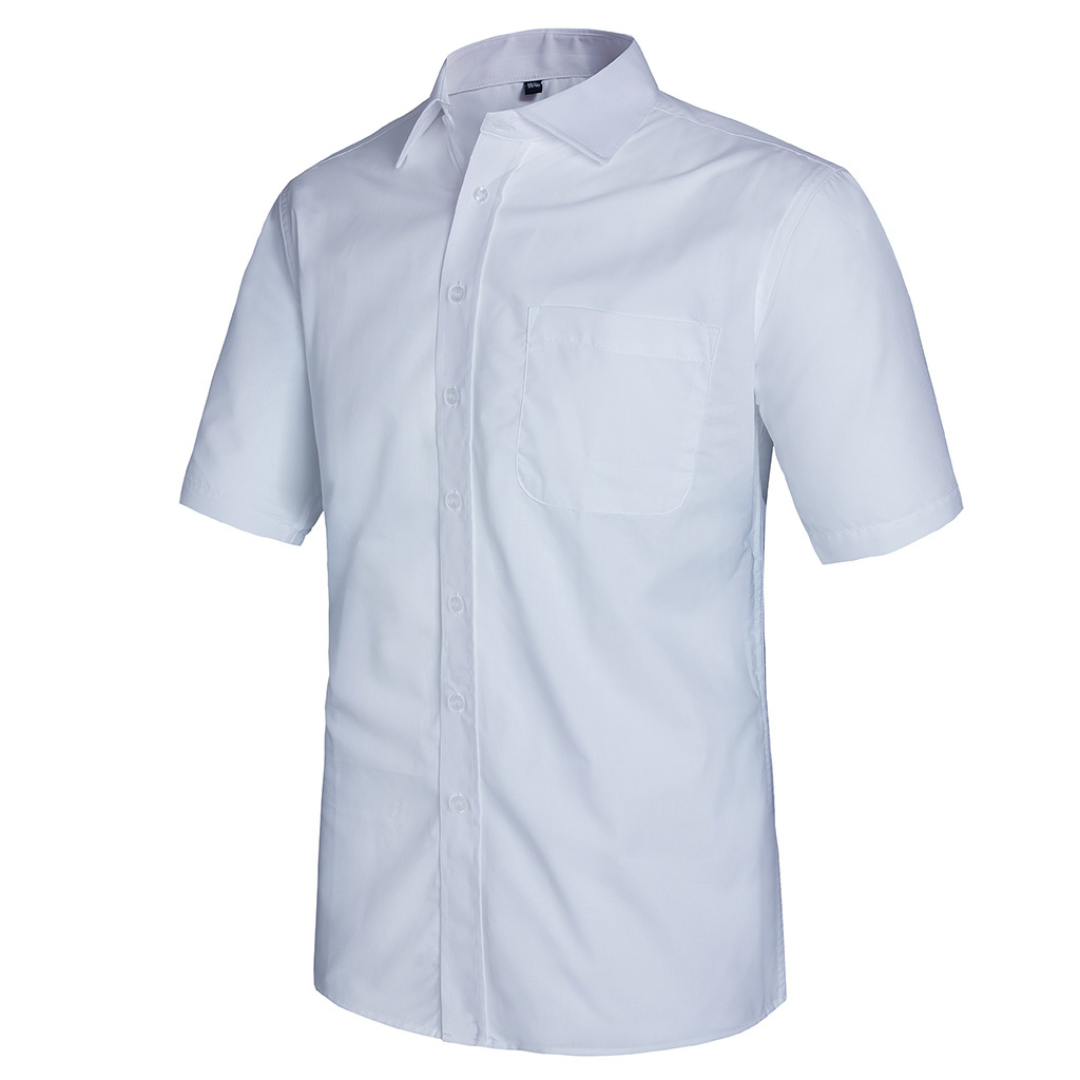 Future Garments Aqua End On End Cutaway Collar Shirt