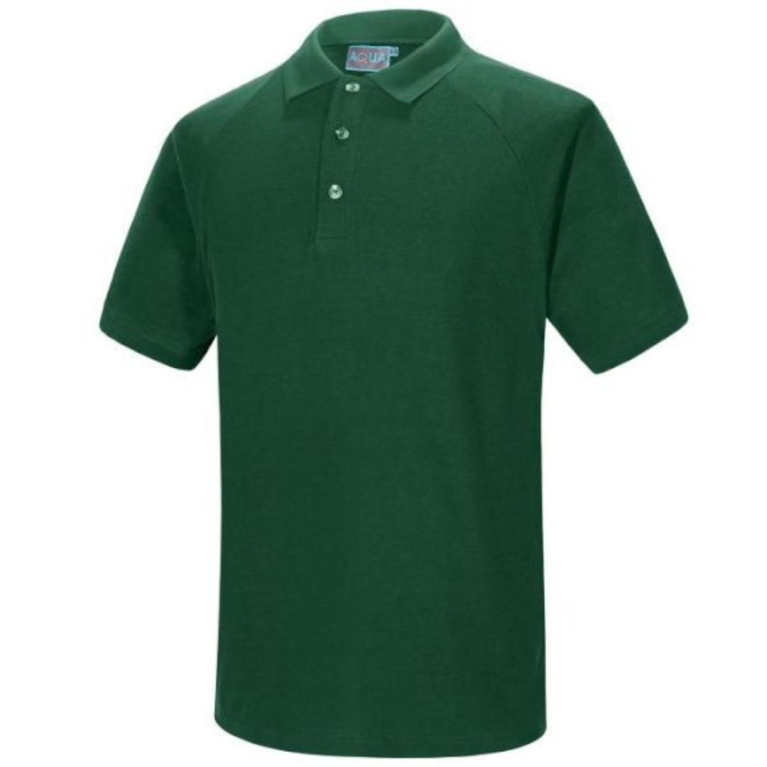 Future Garments Aqua Pique Knit Polo Shirt