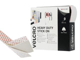 VELCRO® Brand VELCRO® Brand Heavy-Duty Stick On Tape 50mm x 5m White