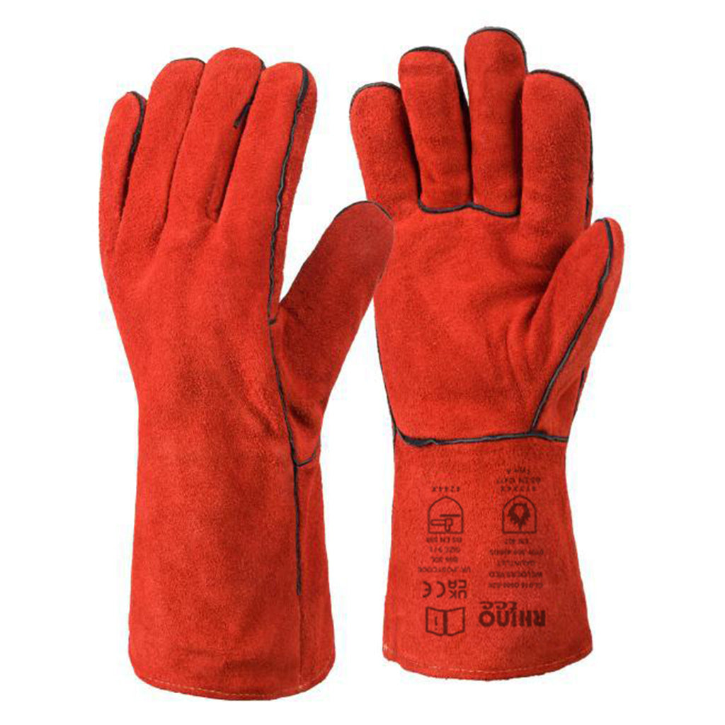 Future Garments Rhinotec Superior Heavy Duty Red Welders Gauntlet