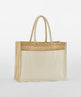 Westford Mill Cotton Pocket Natural Starched Jute Shopper